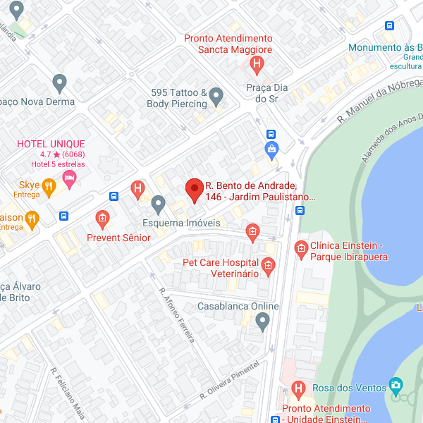 mapa endereco novo sp